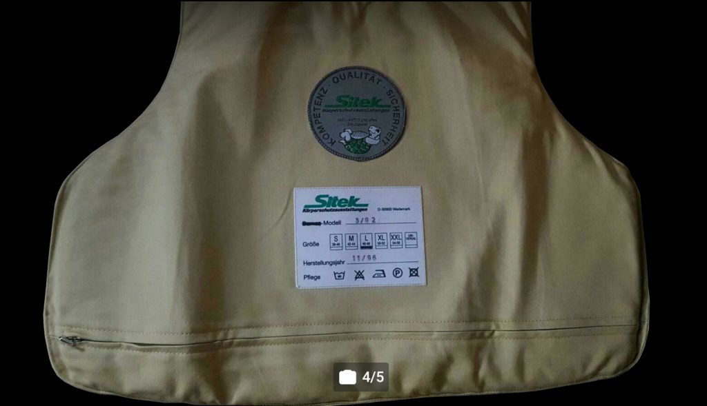 Áo giáo tự vệ | Áo giáp chống đạn quân dụng cấp độ 2A hãng SiTeck- Đức Áo giáp chống đạn quân dụng cấp độ 2A hãng SiTeck- Đức - Ảnh 4