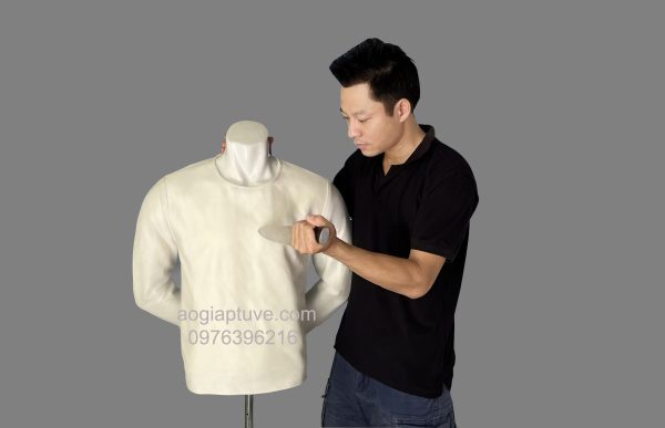 Áo giáp chống dao (dài tay vải) - Ảnh 4