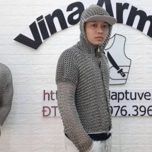 Áo giáo tự vệ | Chaleco protector con capucha para cuchillos