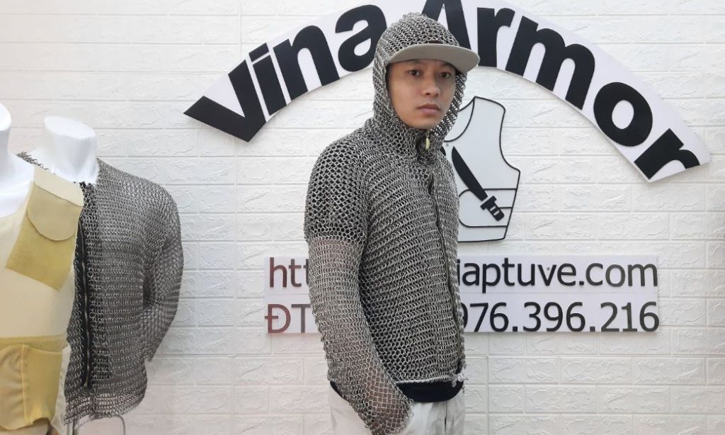 Áo giáo tự vệ | 连帽防刀背心 连帽防刀背心 - 图片 3