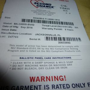 Áo giáo tự vệ | เสื้อเกราะกันกระสุน Second Chance ระดับทหาร 3A – สหรัฐอเมริกา Áo giáo tự vệ | เสื้อเกราะกันกระสุน Second Chance ระดับทหาร 3A – สหรัฐอเมริกา